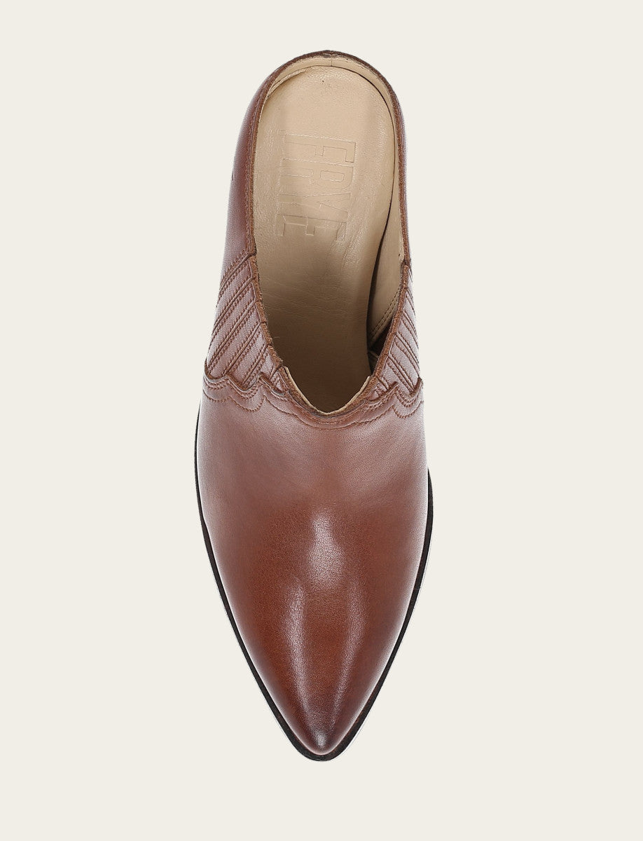 Frye Signature - Women's Cinnamon Sara Western Mules
