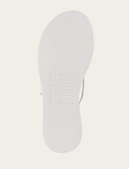 Frye Hot Sale - Women's Silver Maya Buckle Thong Sandals