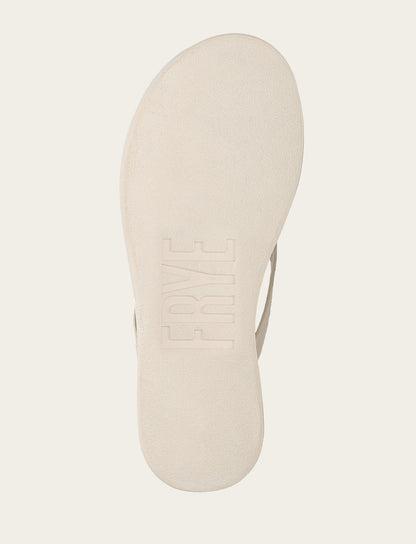 Frye Quality - Women's Ivory Maya Buckle Thong Sandals