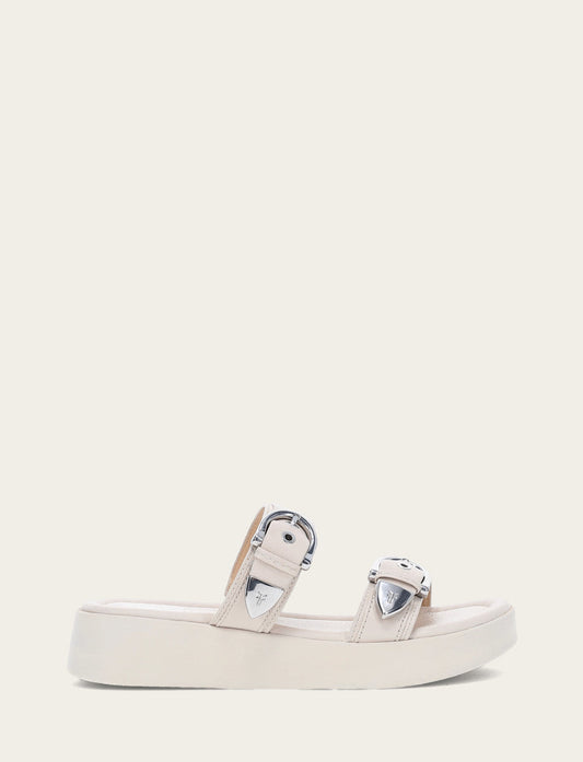 Frye Discount - Women's Ivory Maya Buckle Sandals