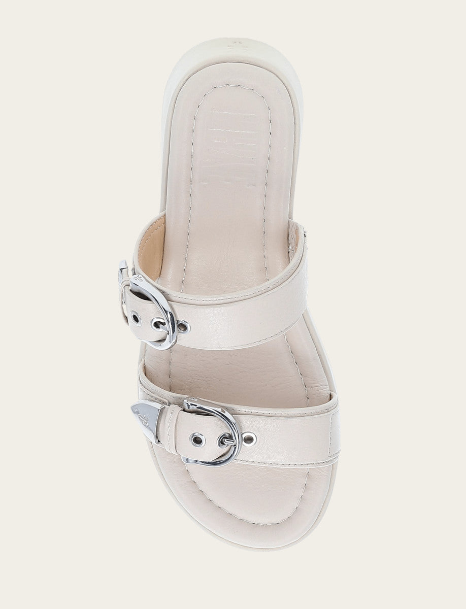 Frye Discount - Women's Ivory Maya Buckle Sandals