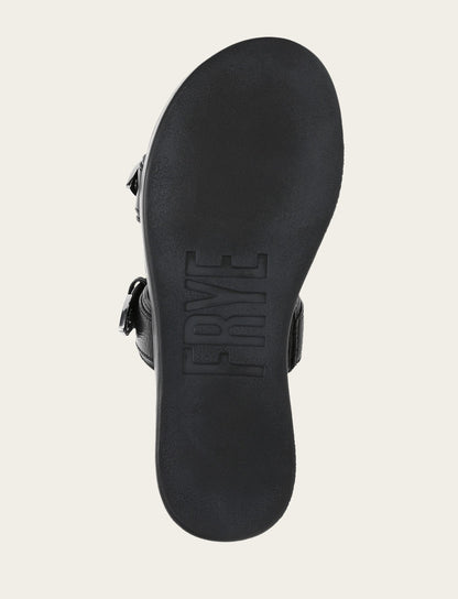 Frye Classic - Women's Black Maya Buckle Sandals