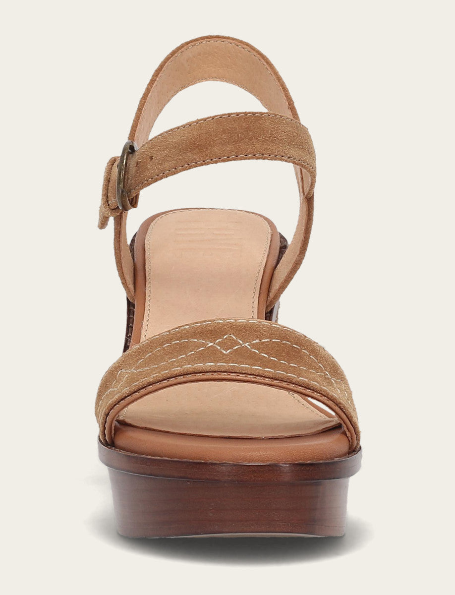 Frye Recommended - Women’s Almond Pipa Woodstock Sandals