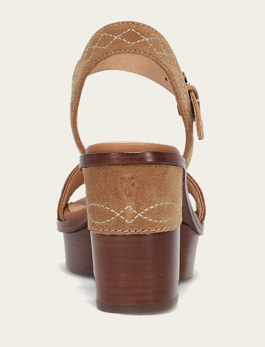 Frye Recommended - Women’s Almond Pipa Woodstock Sandals