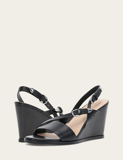 Frye Top Pick - Women's Black Rachel Buckle Sandals