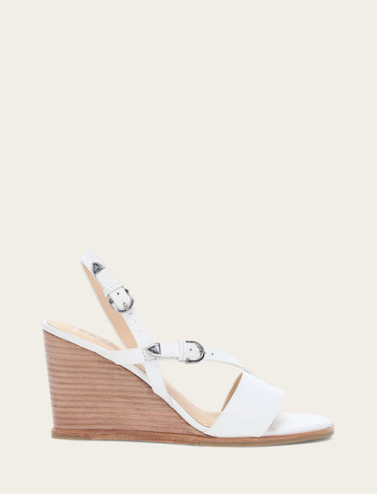 Frye Customer Favorite - Women's White Rachel Buckle Sandals
