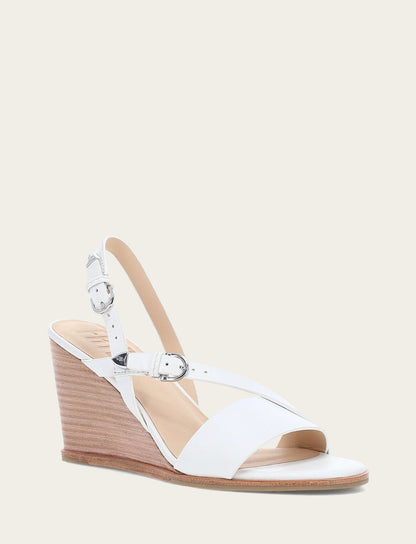 Frye Customer Favorite - Women's White Rachel Buckle Sandals