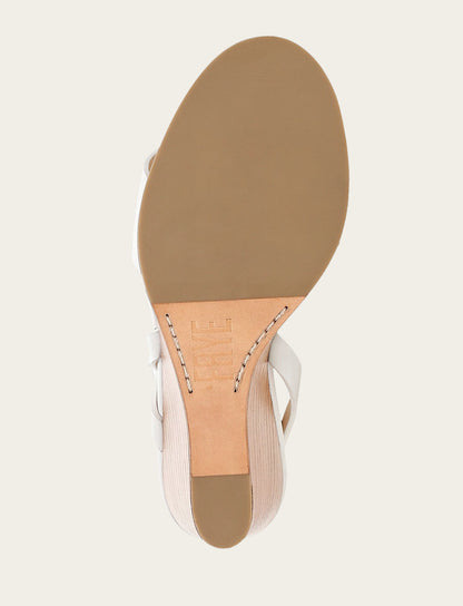 Frye Customer Favorite - Women's White Rachel Buckle Sandals