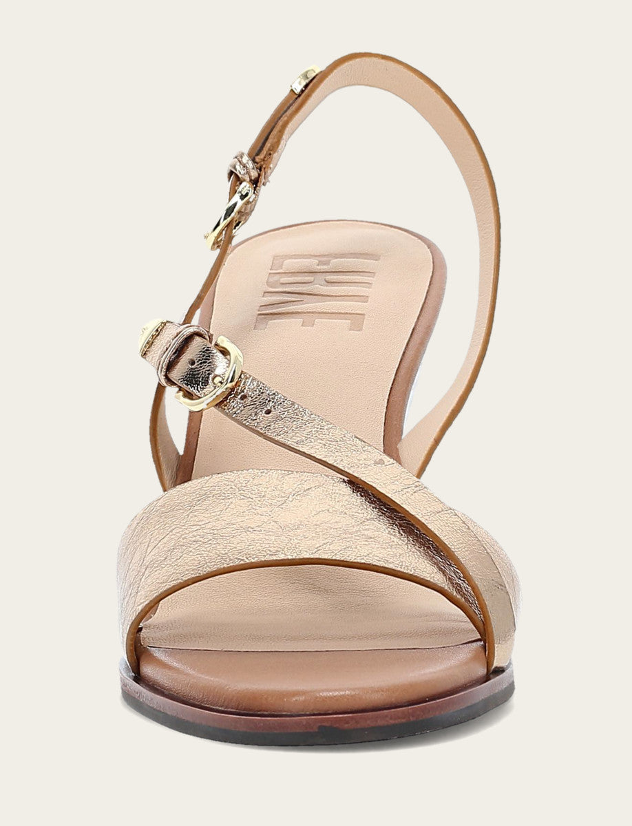 Frye Trusted - Women's Dark Gold Rachel Buckle Sandals
