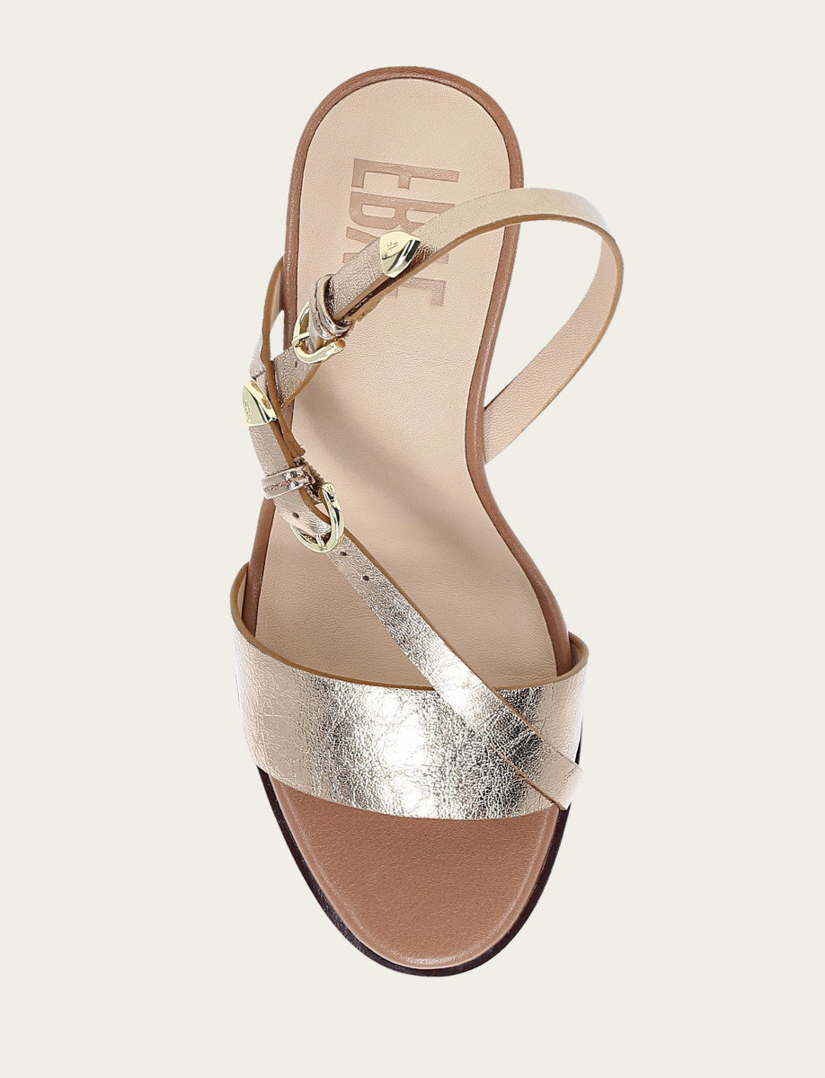 Frye Trusted - Women's Dark Gold Rachel Buckle Sandals