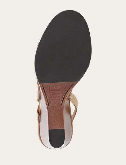 Frye Trusted - Women's Dark Gold Rachel Buckle Sandals