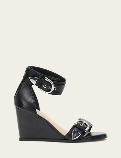 Frye Exclusive - Women's Black Rachel 2 Piece Sandals