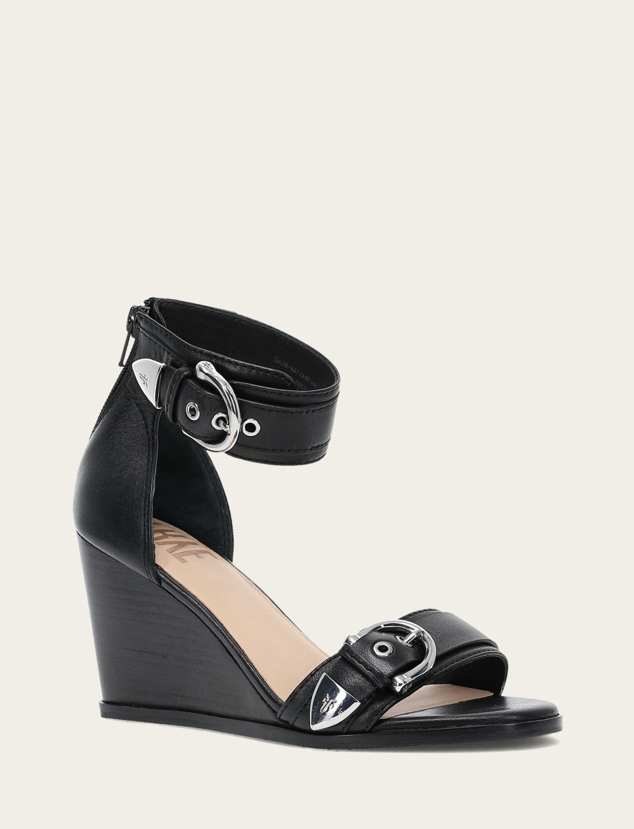 Frye Exclusive - Women's Black Rachel 2 Piece Sandals