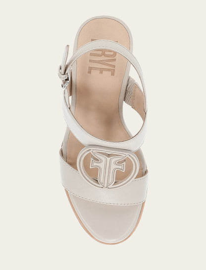 Frye Quality - Women's Ivory Rachel Logo Sandals