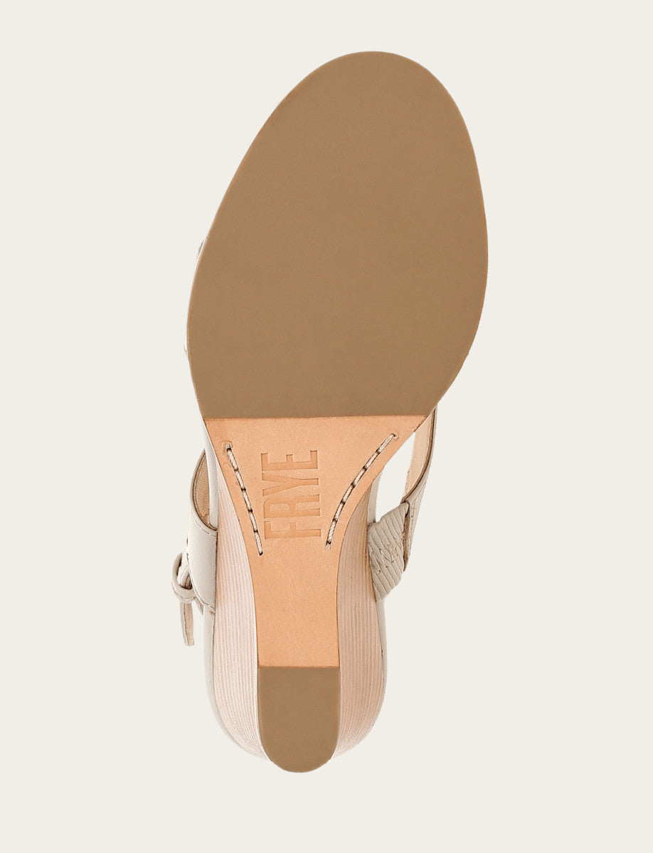 Frye Quality - Women's Ivory Rachel Logo Sandals