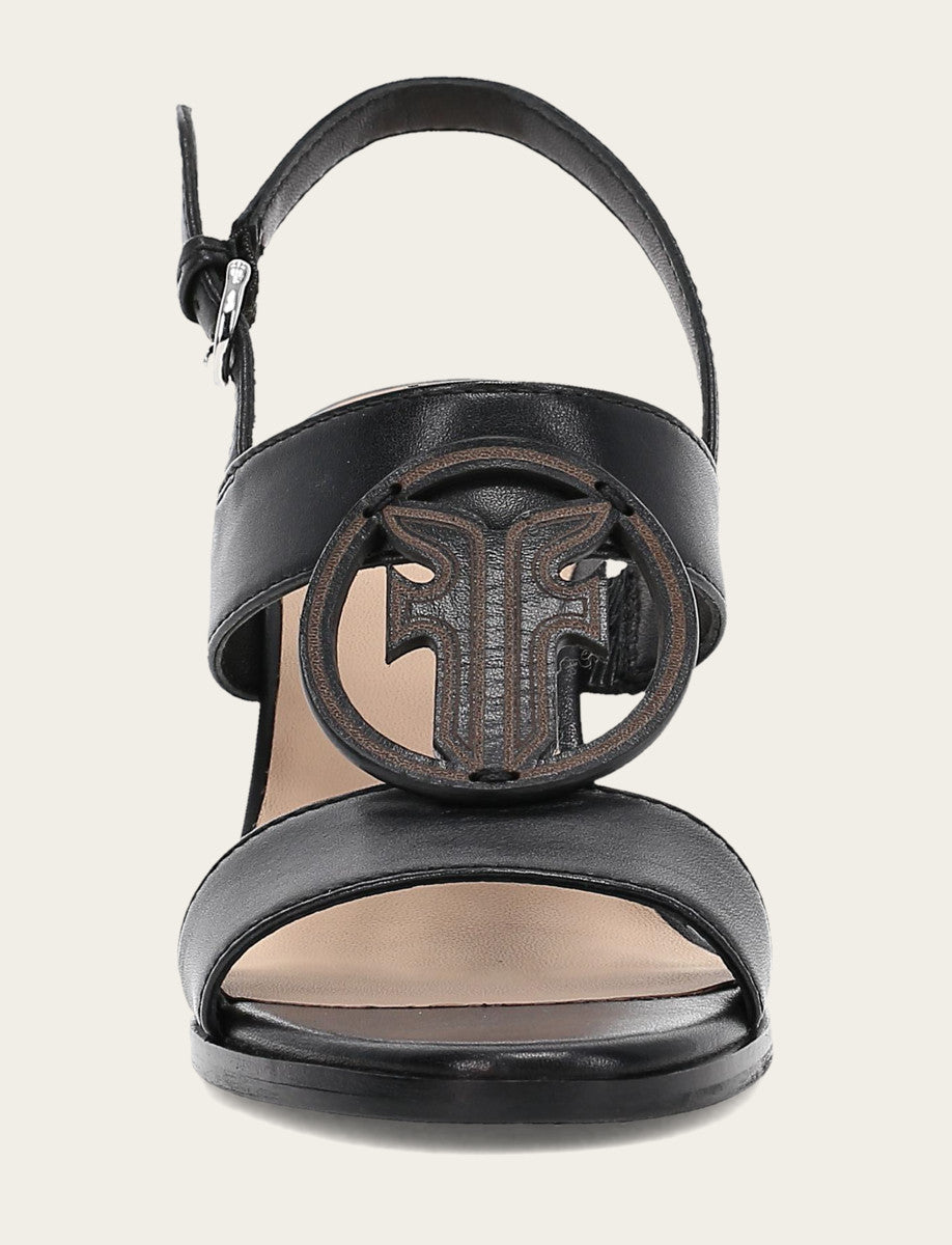 Frye Discount - Women's Black Rachel Logo Sandals