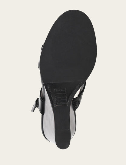 Frye Discount - Women's Black Rachel Logo Sandals
