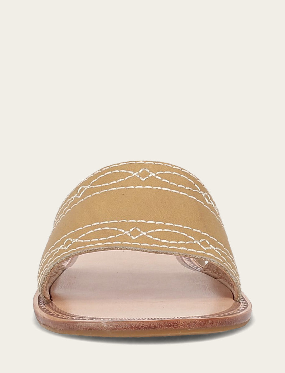 Frye Essential - Women's Banana Ava Woodstock Slide Sandals