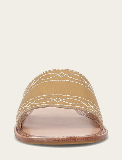 Frye Essential - Women's Banana Ava Woodstock Slide Sandals