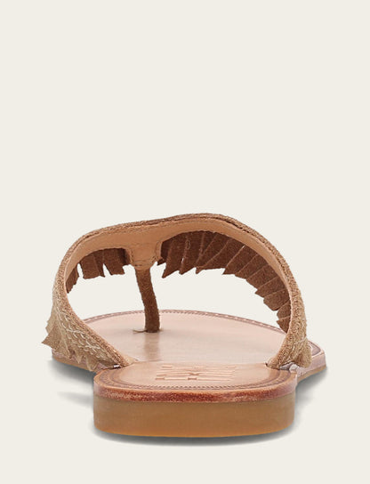 Frye Essential - Women's Almond Ava Fringe Sandals