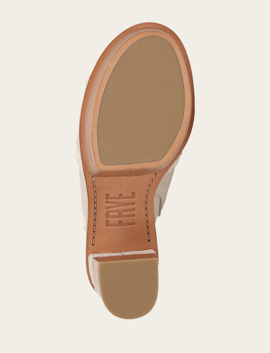 Frye Classic - Women's Ivory Pipa Crochet Platform Sandals