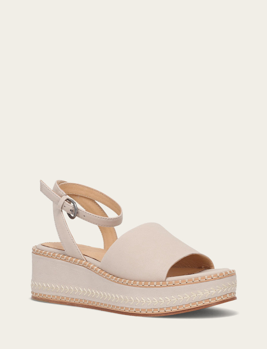 Frye Trending - Women's Ivory Joy Ankle Strap Platform Sandals