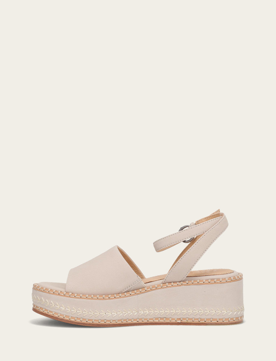 Frye Trending - Women's Ivory Joy Ankle Strap Platform Sandals