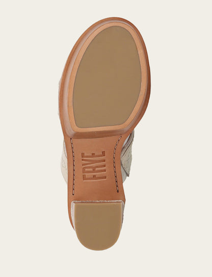 Frye Quality - Women's Ivory Pipa Woodstock 2 Band Platform Sandals
