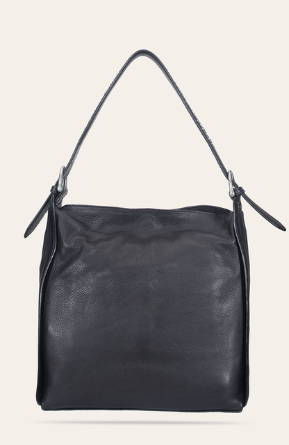 Frye Hot Sale - Women's Black Carla Studded Hobo Handbag