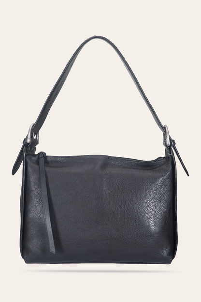 Frye Latest - Women's Black Carla Studded Shoulder Bag