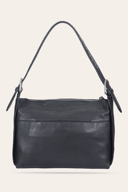 Frye Latest - Women's Black Carla Studded Shoulder Bag