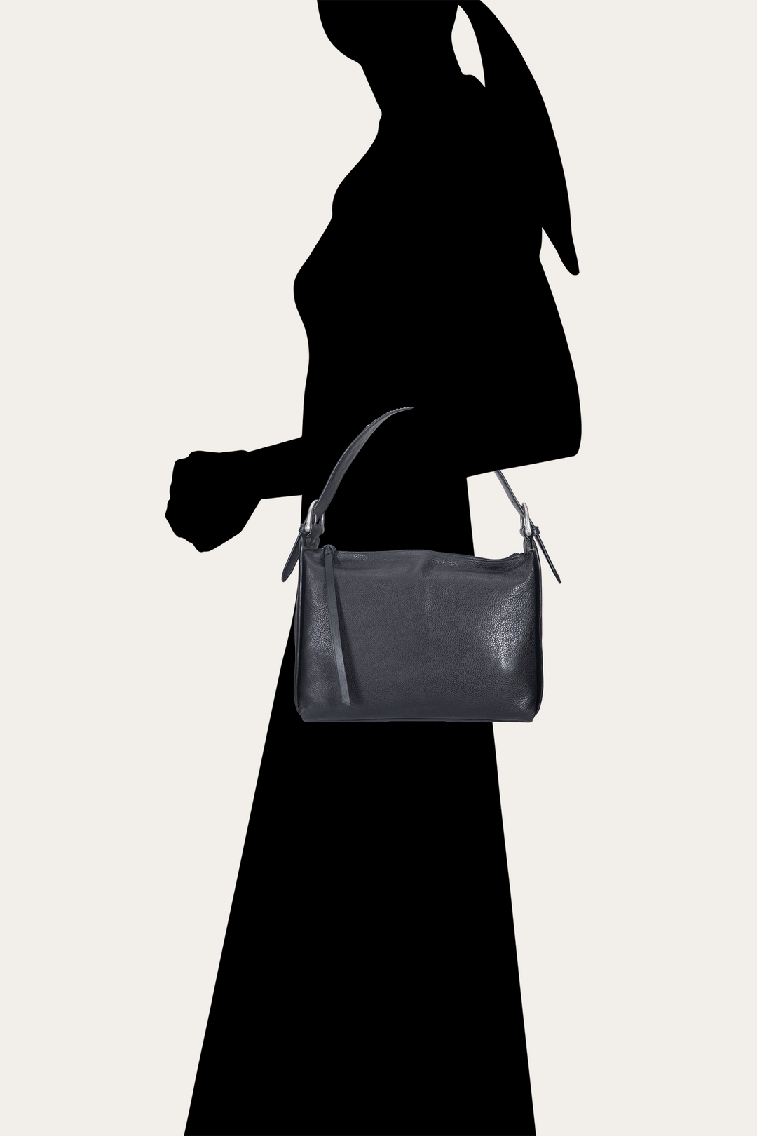 Frye Latest - Women's Black Carla Studded Shoulder Bag