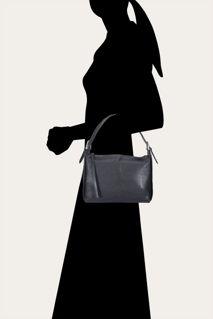 Frye Latest - Women's Black Carla Studded Shoulder Bag