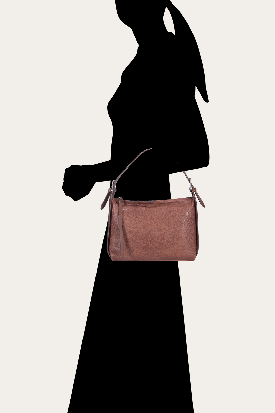 Frye Sale - Women's Cognac Carla Studded Shoulder Bag