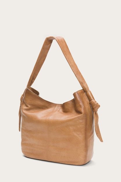 Frye Trusted - Nora Knotted Hobo in Beige