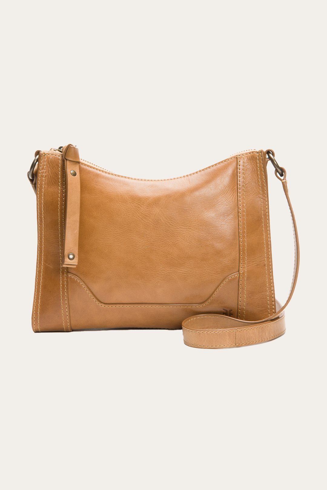 Frye Trending - Melissa Zip Crossbody in Beige