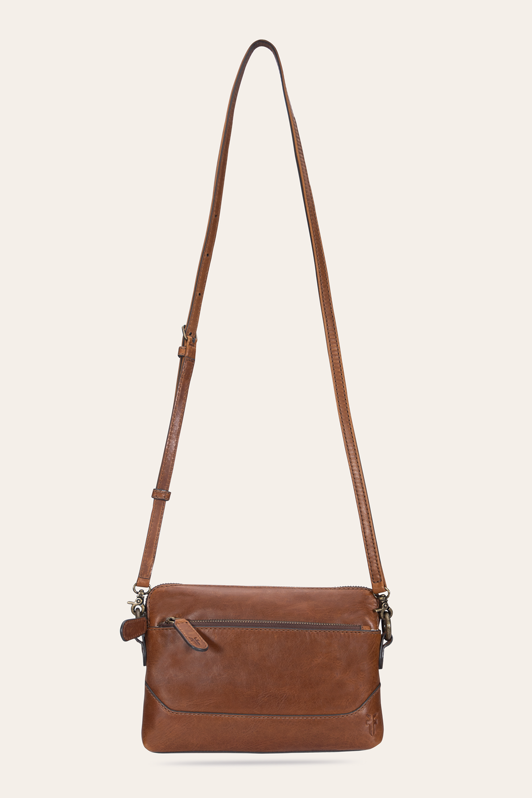 Frye Sale - Melissa Cognac Crossbody Wristlet