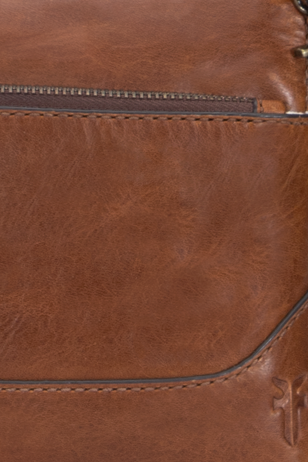 Frye Sale - Melissa Cognac Crossbody Wristlet