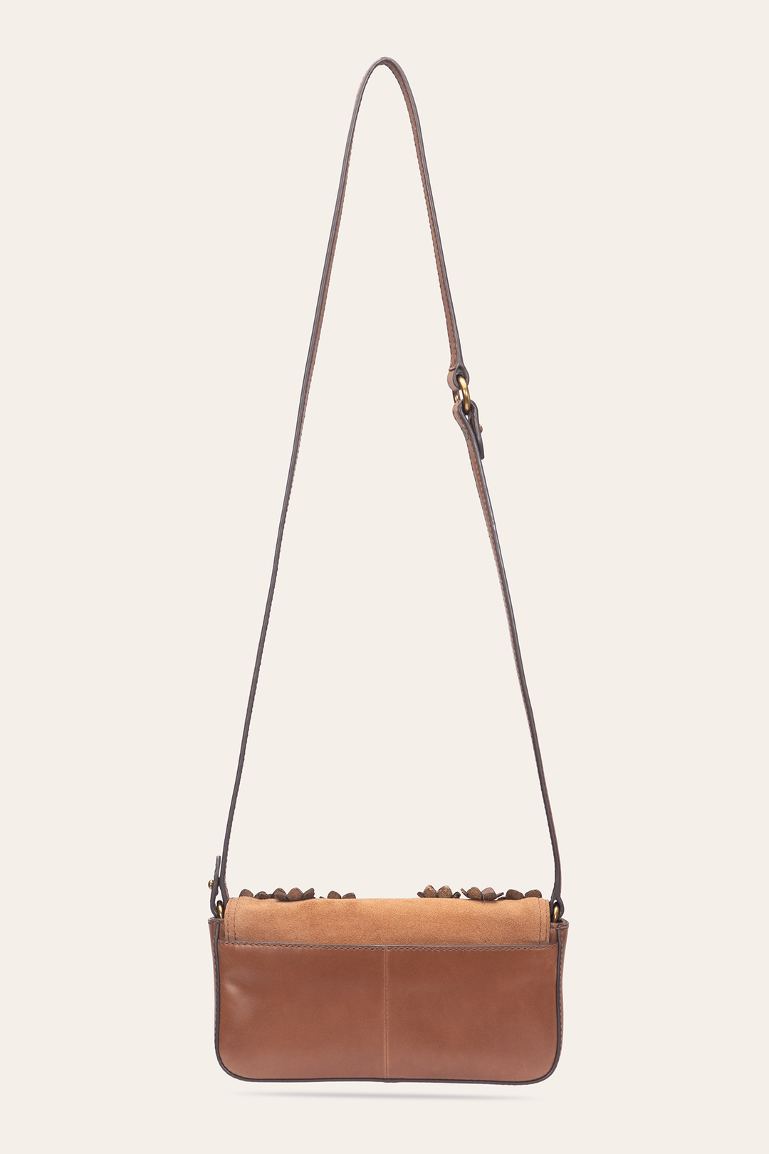 Frye Trending - Cognac Melissa Floral Convertible Mini Flap