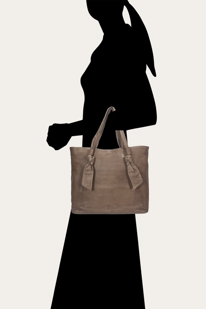 Frye Sale - Dusty Olive Nora Knotted Tote