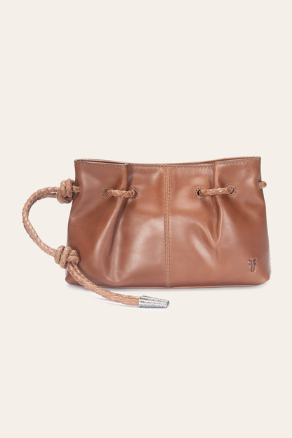 Frye Recommended - Cognac Caroline Wristlet Clutch