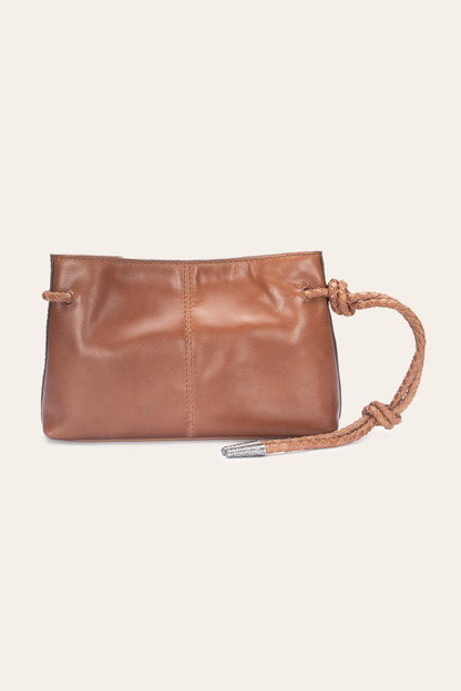 Frye Recommended - Cognac Caroline Wristlet Clutch