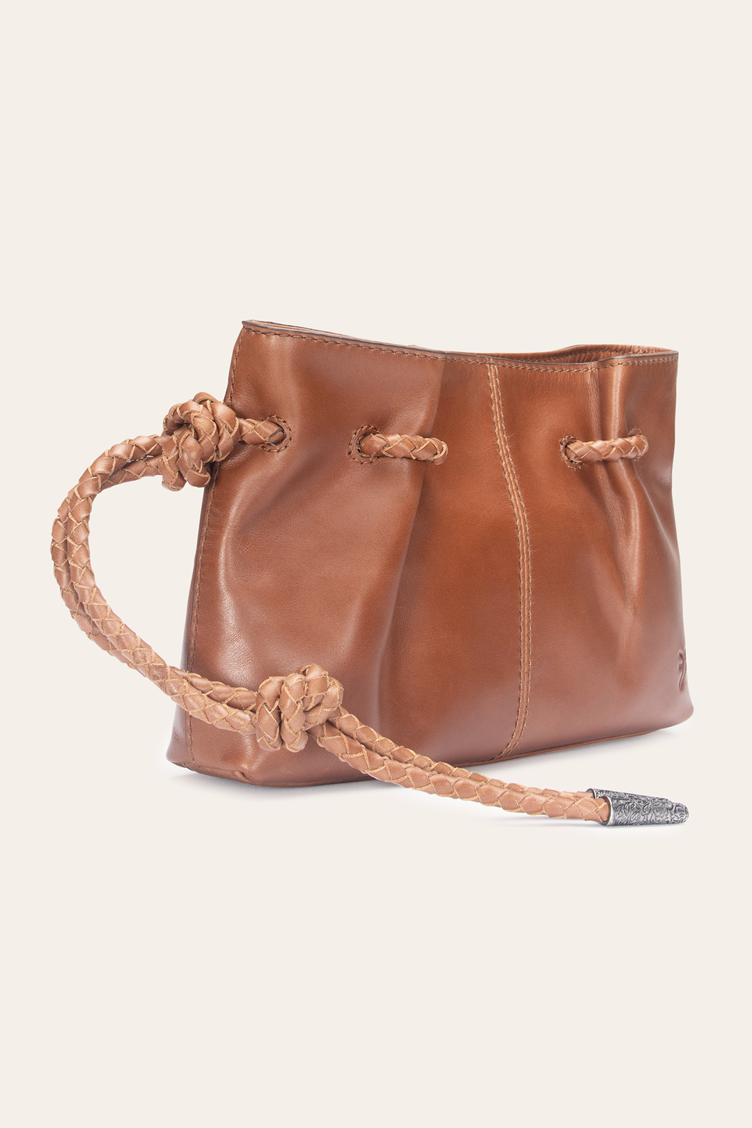 Frye Recommended - Cognac Caroline Wristlet Clutch
