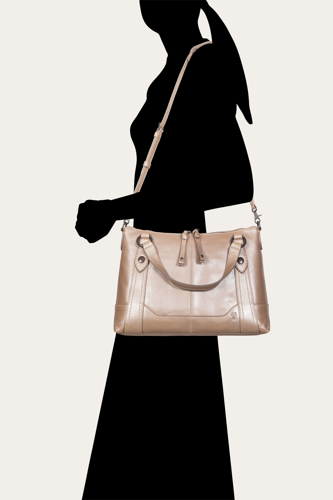 Frye Smart Buy - Light Bronze Melissa Medium Satchel