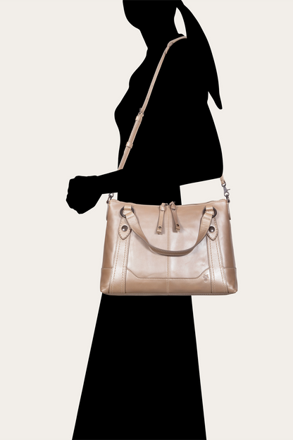 Frye Smart Buy - Light Bronze Melissa Medium Satchel