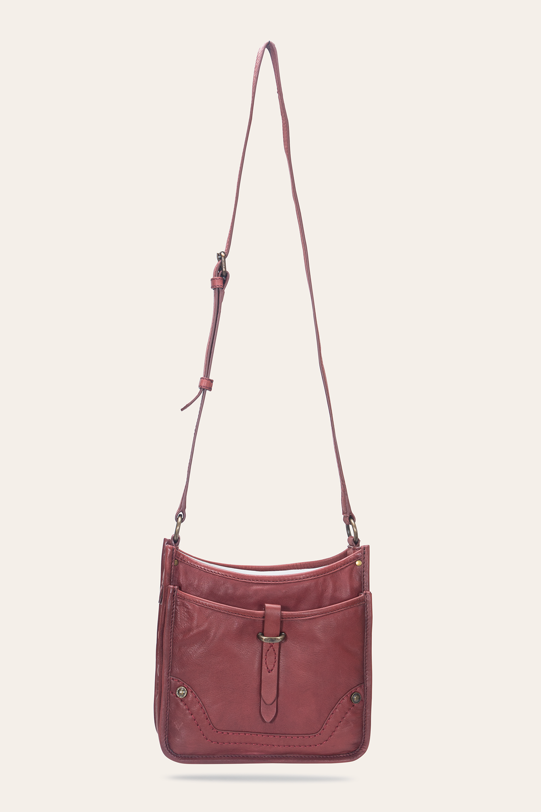 Frye Best Seller - Campus Burgundy Crossbody