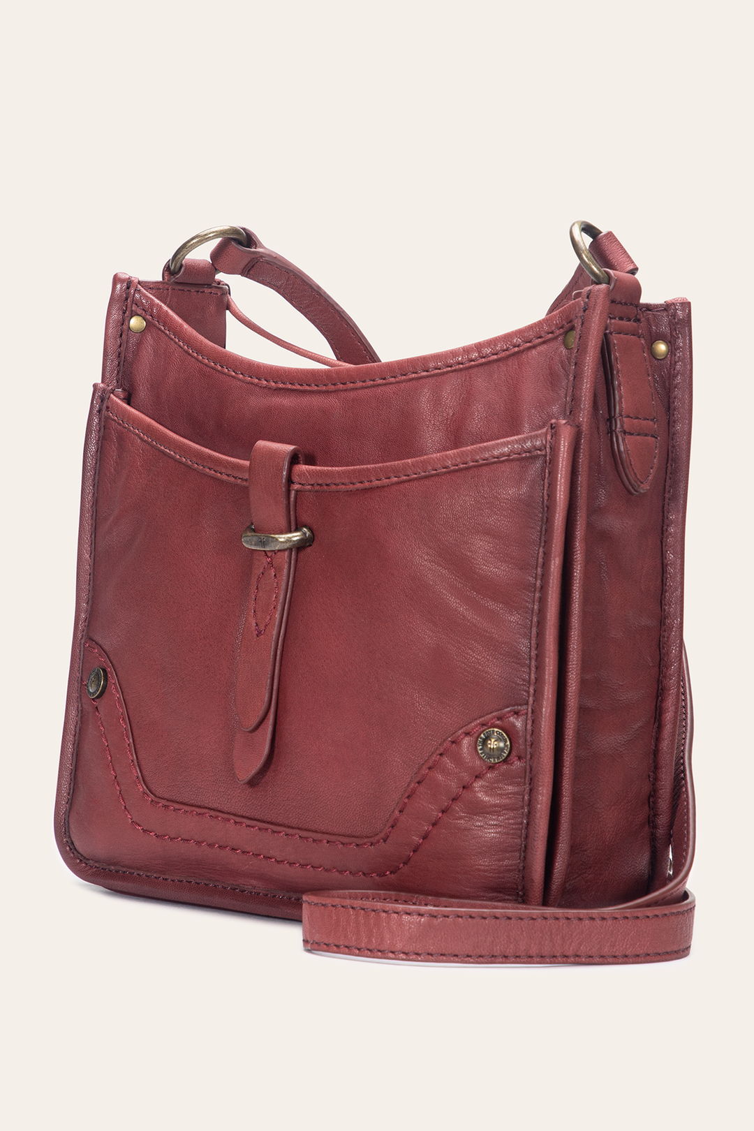 Frye Best Seller - Campus Burgundy Crossbody
