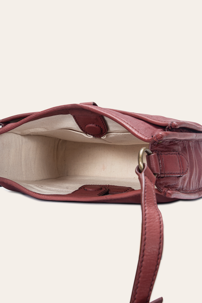 Frye Best Seller - Campus Burgundy Crossbody