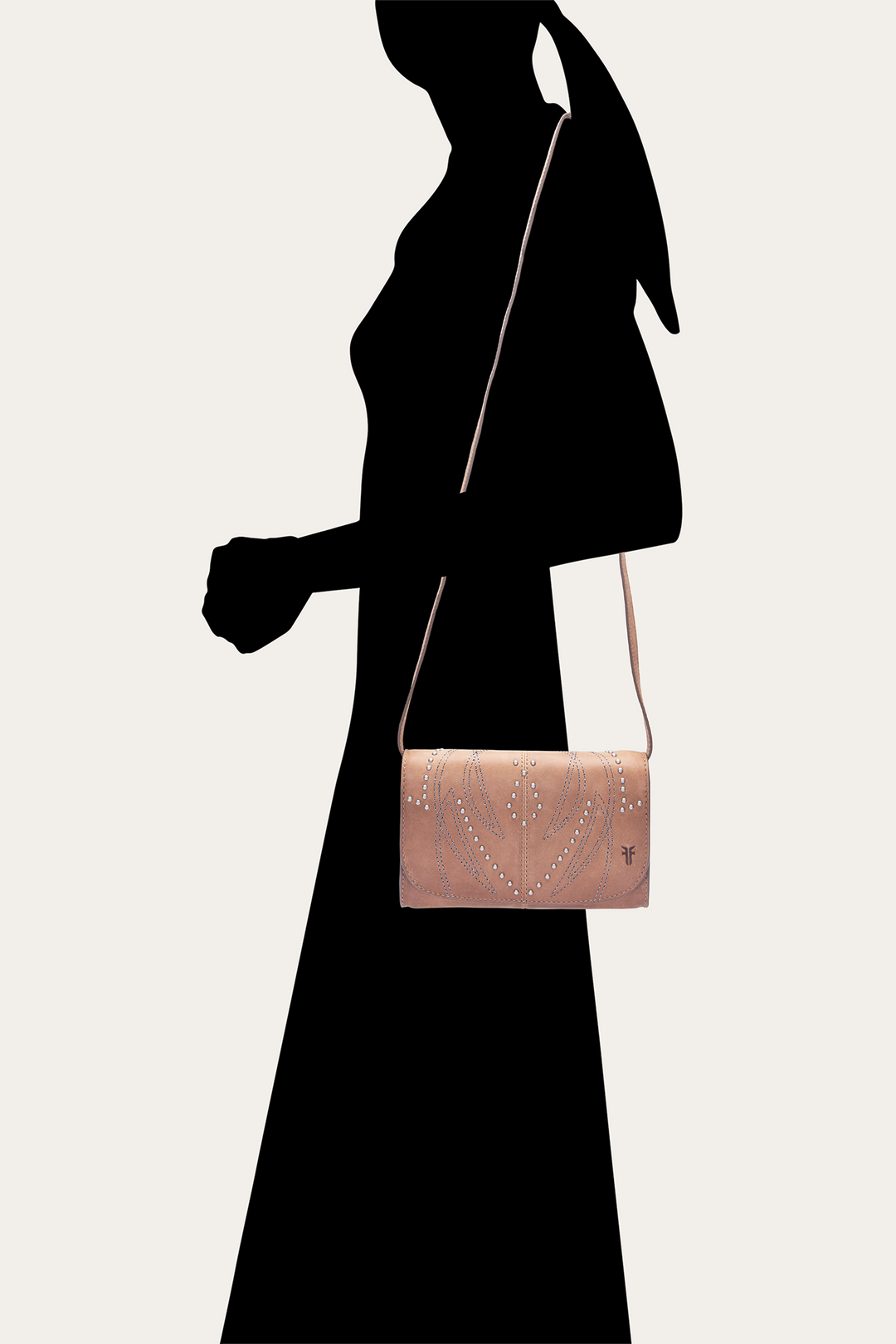 Frye Value - Sara Beige Wallet Crossbody