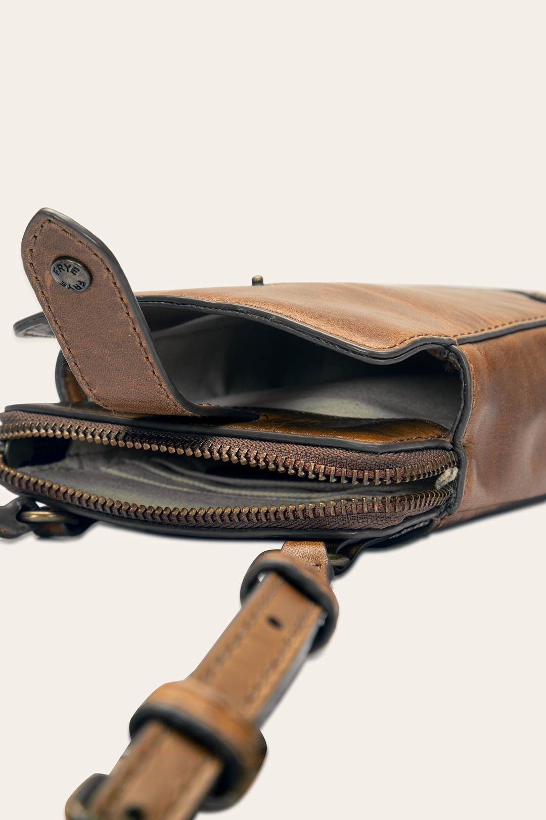 Frye Signature - Melissa Cognac Phone Crossbody
